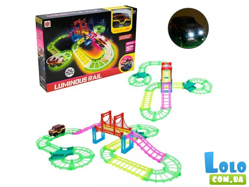 Трек с машиной Luminous Rail