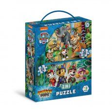 Пазлы 2 в 1 Paw Patrol. Приключения в Джунглях, DoDo, 36 и 24 эл.
