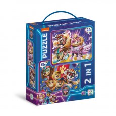 Пазлы 2 в 1 Paw Patrol. Сохраняем мир в безопасности!, DoDo, 36 и 24 эл.