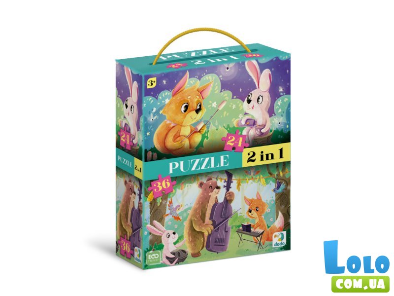 Пазл 2 в 1 Летние вечера, DoDo, 60 эл.