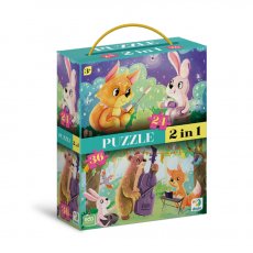 Пазл 2 в 1 Летние вечера, DoDo, 60 эл.