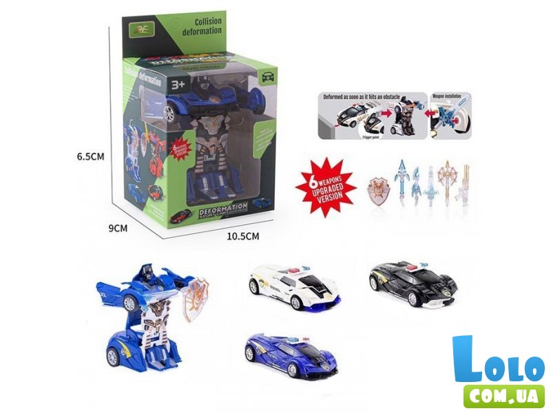 Трансформер Робот-полицейская машина (в ассортименте)