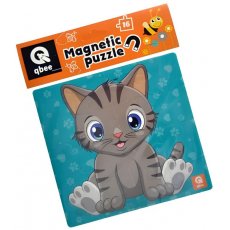 Мягкие магнитные пазлы Котенок, 16 эл.