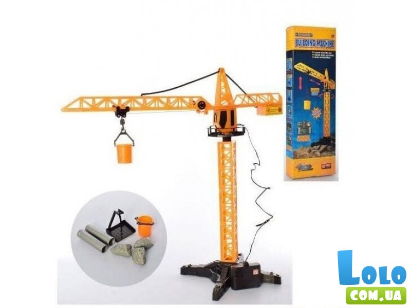 Строительный кран на дистанционном управлении