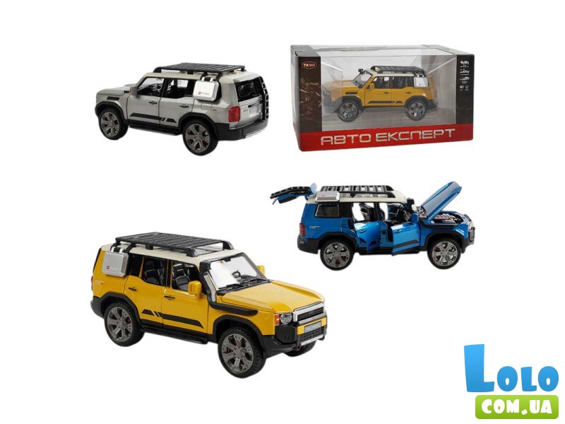Машина металлическая Джип, АвтоЕксперт (в ассортименте)