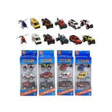 Набор металлических машин (в ассортименте)