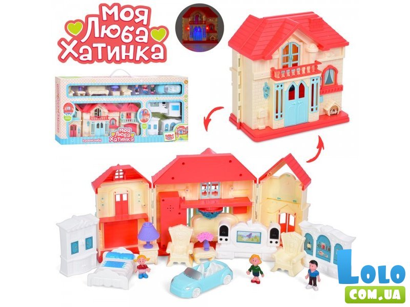 Домик для кукол с аксессуарами