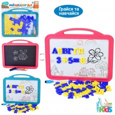 Доска двухсторонняя магнитная, Limo Toy (в ассортименте)