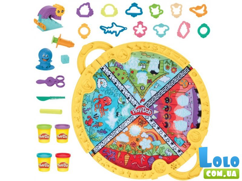 Набор для лепки Веселое игровое поле, Hasbro