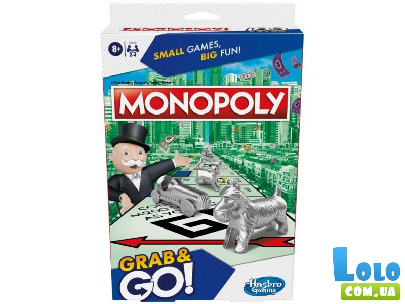 Настольная дорожная игра Монополия, Hasbro