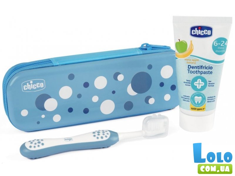 Детский набор Зубная щетка с пастой, Chicco