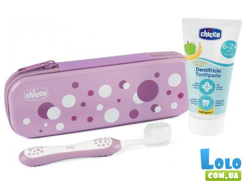 Детский набор Зубная щетка с пастой, Chicco