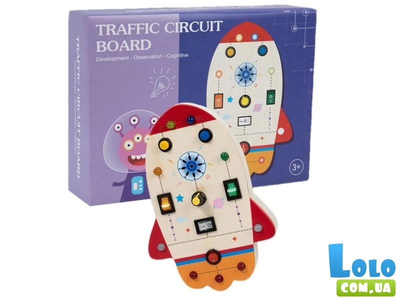 Деревянный бизиборд Сенсорная доска