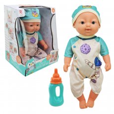 Пупс интерактивный с бутылочкой