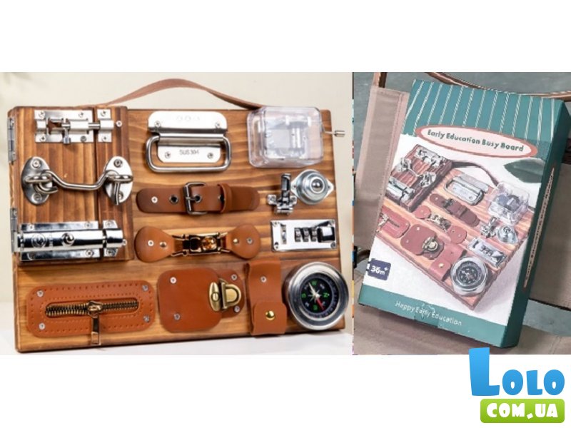 Деревянная игрушка Бизиборд