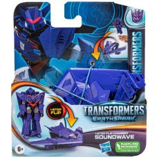 Трансформер EarthSpark 1-Step Flip Changer Soundwave, Hasbro