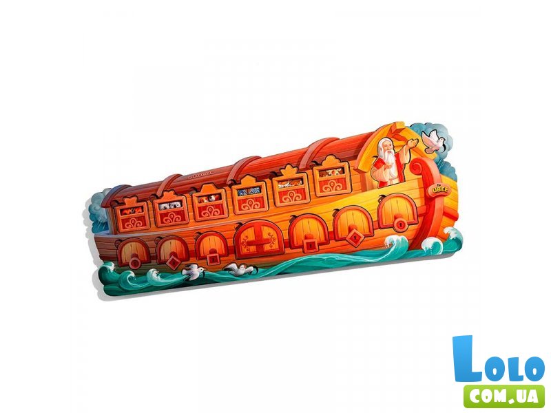 Деревянный пазл-вкладыш Ноев ковчег, Ubee