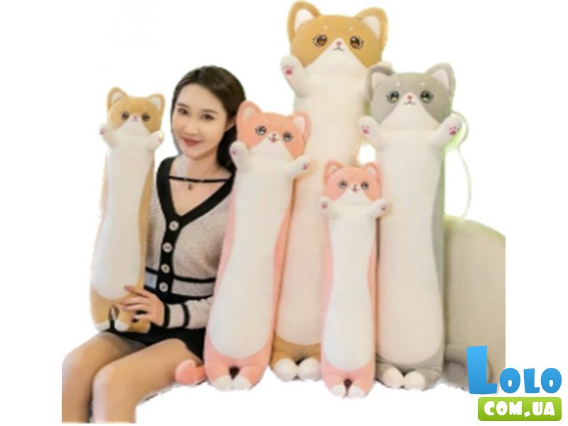 Мягкая игрушка Кот батон, 90см (в ассортименте)