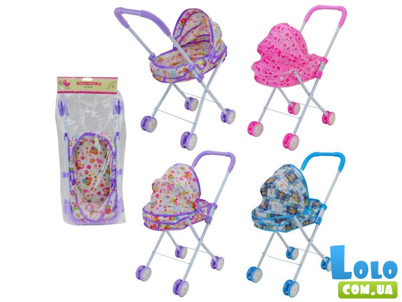 Коляска металлическая для куклы (в ассортименте)