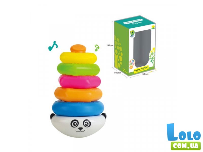 Пирамидка-неваляшка музыкальная