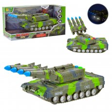 Танк с пусковой установкой для ракет