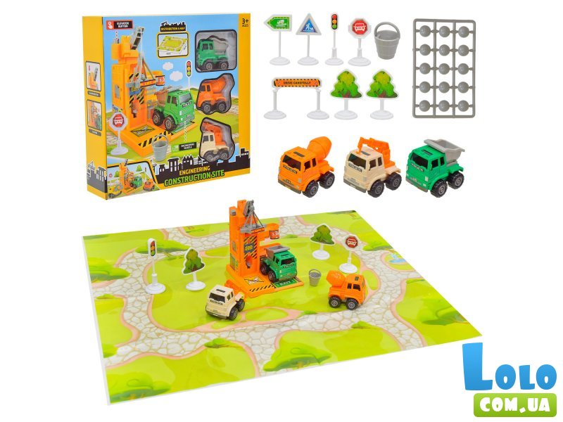 Набор машин с картой