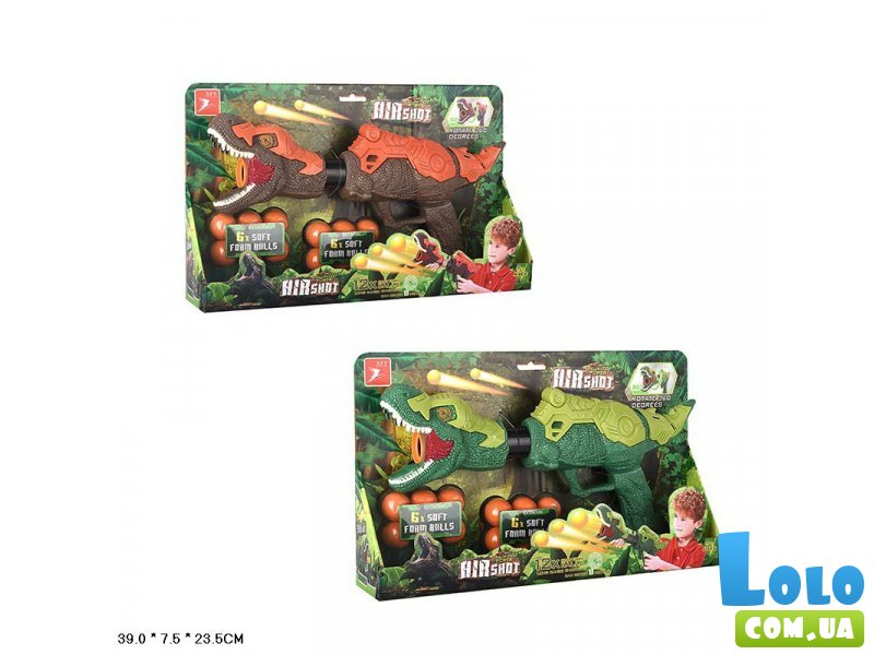 Пистолет помповый Динозавр (в ассортименте)