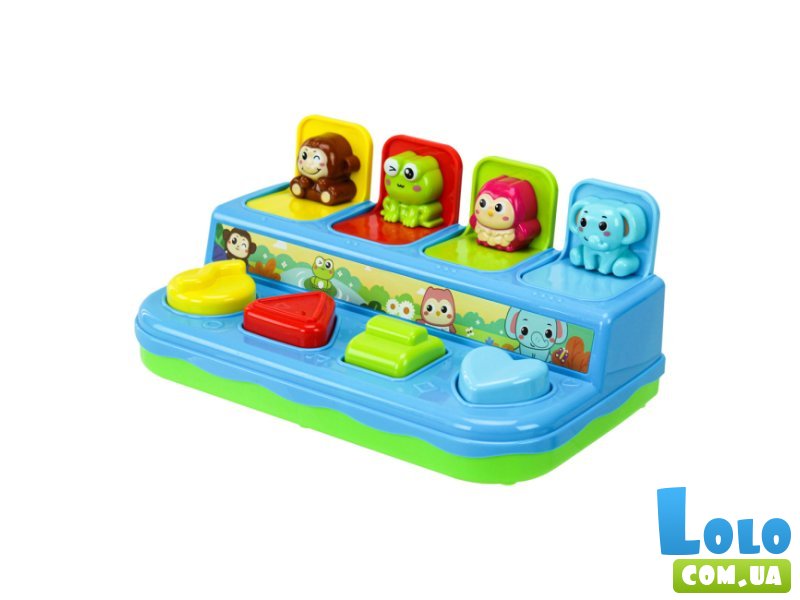 Развивающая логическая игрушка Pop-up animals