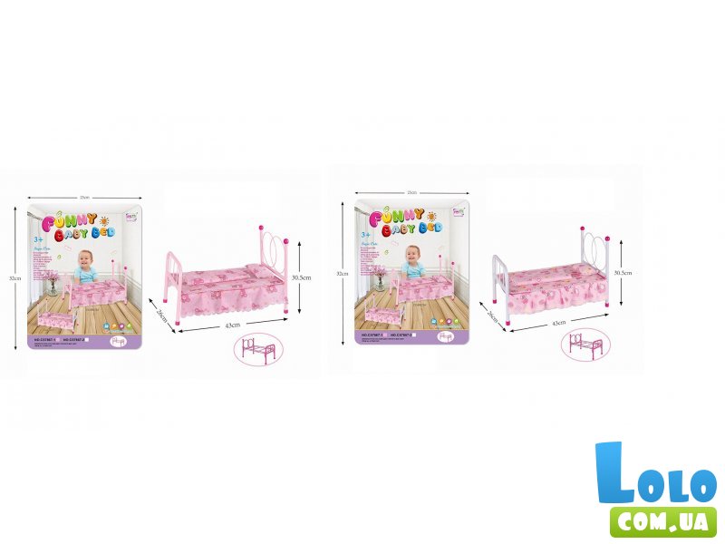 Кроватка для кукол (в ассортименте)