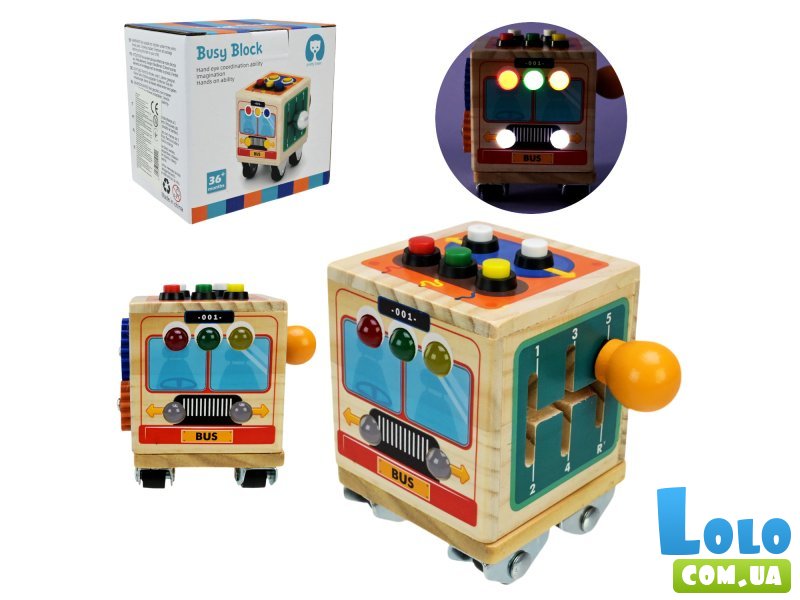 Деревянная игрушка Бизикуб