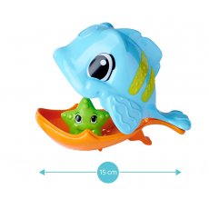 Игрушка для купания Голодная рыбка с морскими звездами, ABC