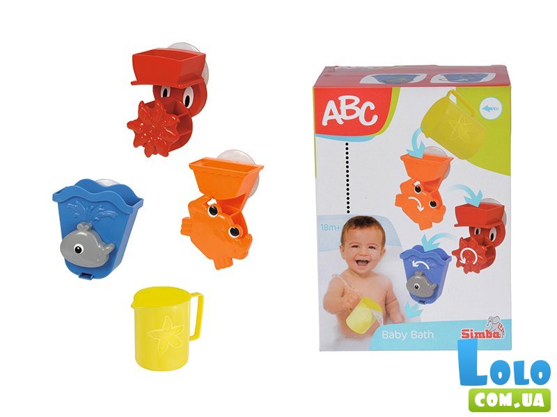 Набор игрушек для ванной, ABC