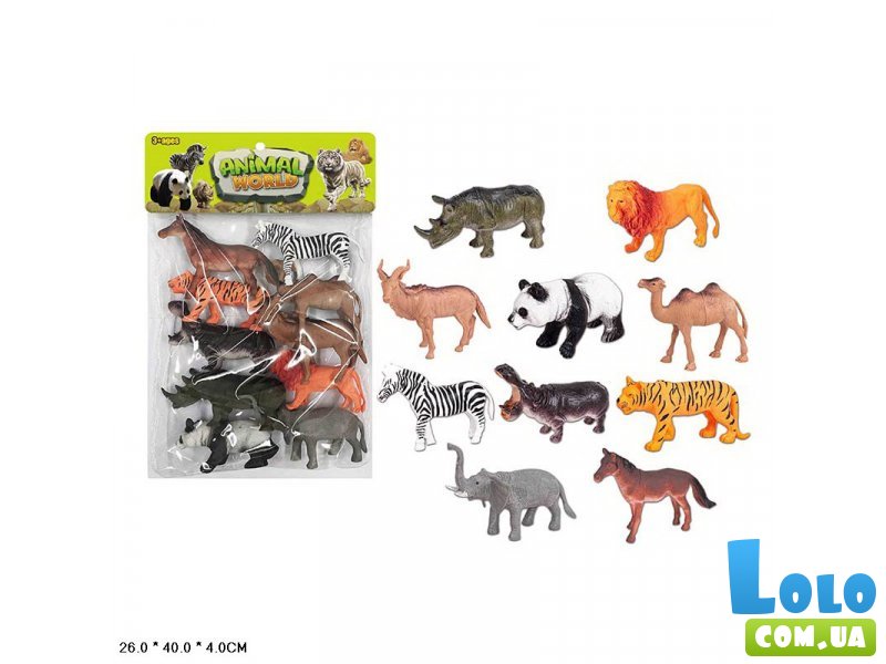 Набор фигурок Дикие животные