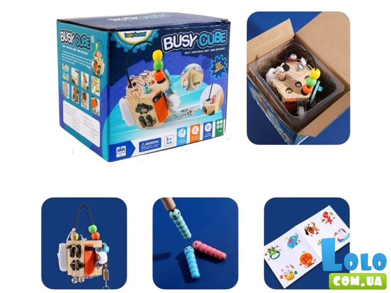 Деревянная игрушка Бизикуб