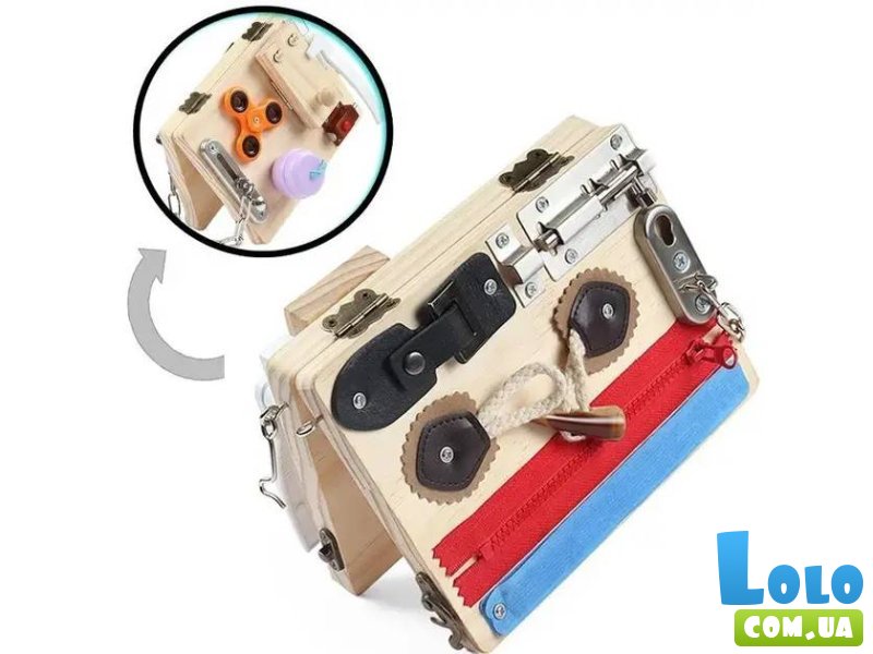 Деревянная игрушка Бизиборд