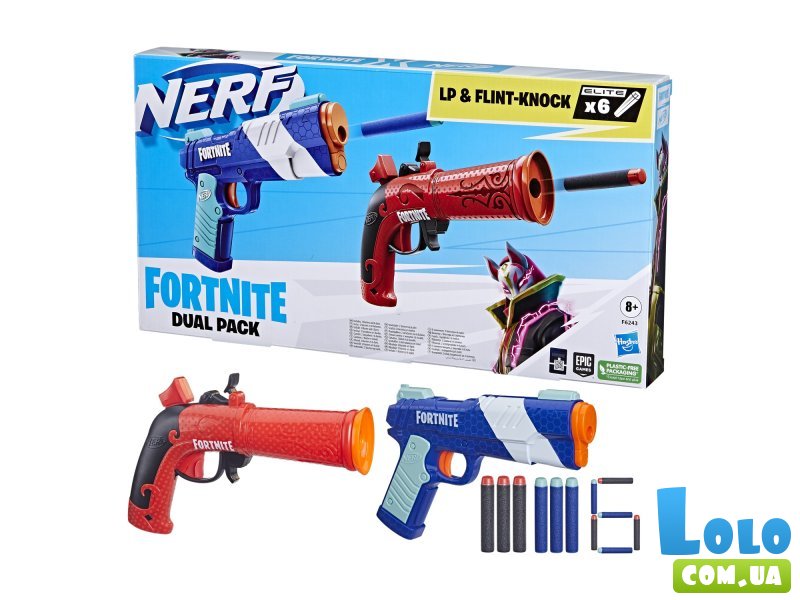 Набор бластеров Nerf Fortnite Dual Pack, Hasbro