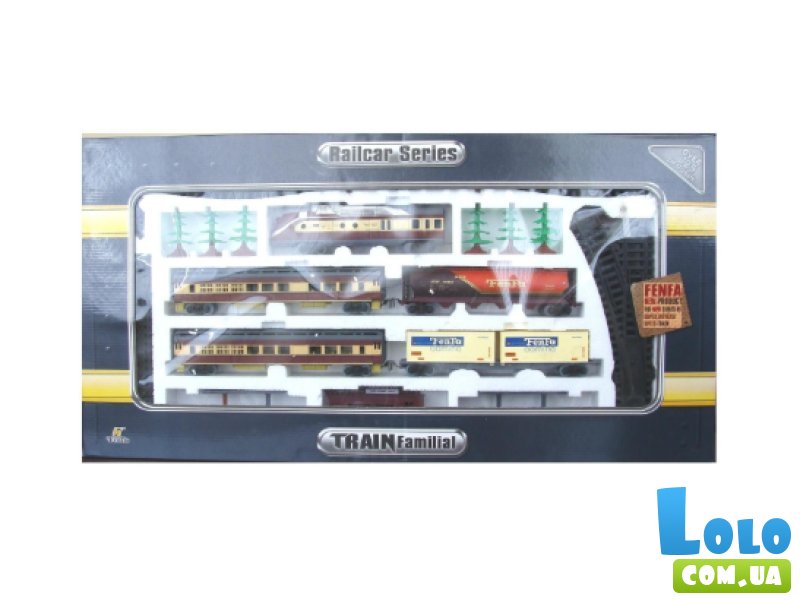 Железная дорога Грузопассажирский поезд с составом