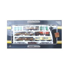 Железная дорога Грузопассажирский поезд с составом