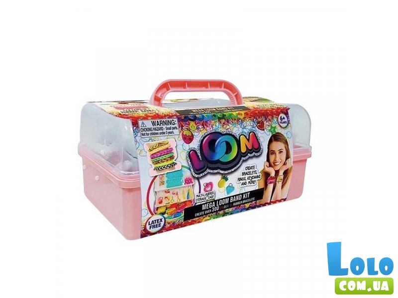 Набор резиночек для плетения в чемодане