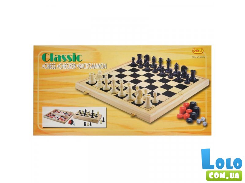 Настольная игра Шахматы 3 в 1