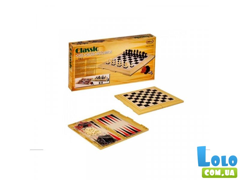 Настольная игра 3 в 1 Шахматы