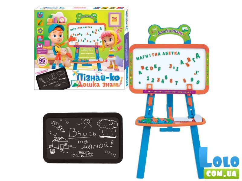 Доска знаний магнитная двусторонняя, TK Group