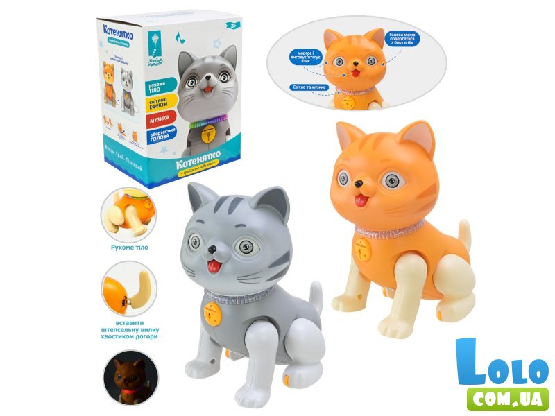 Развивающая игрушка Котенок (в ассортименте)