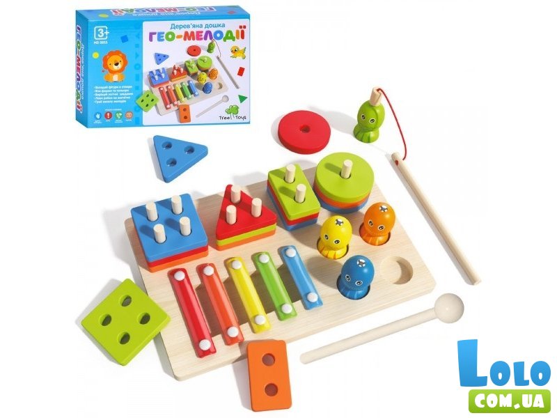 Деревянная доска Гео-мелодии