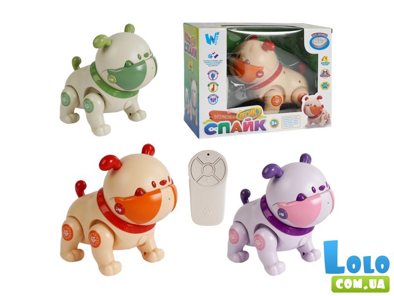 Интерактивный пес Спайк на радиоуправлении (в ассортименте)