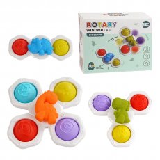 Набор погремушек-спиннеров на присоске