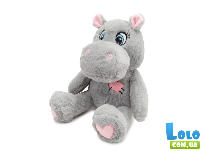 Мягкая игрушка Бегемот, 25 см