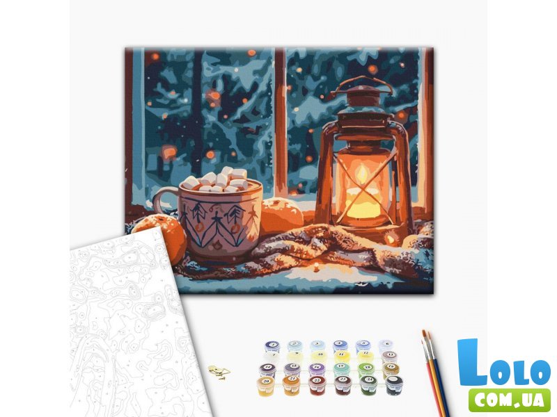 Картина по номерам Уютный вечер, Brushme (40х50 см)