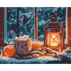 Картина по номерам Уютный вечер, Brushme (40х50 см)