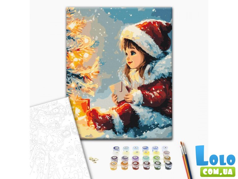 Картина по номерам Волшебное письмо, Brushme (40х40 см)